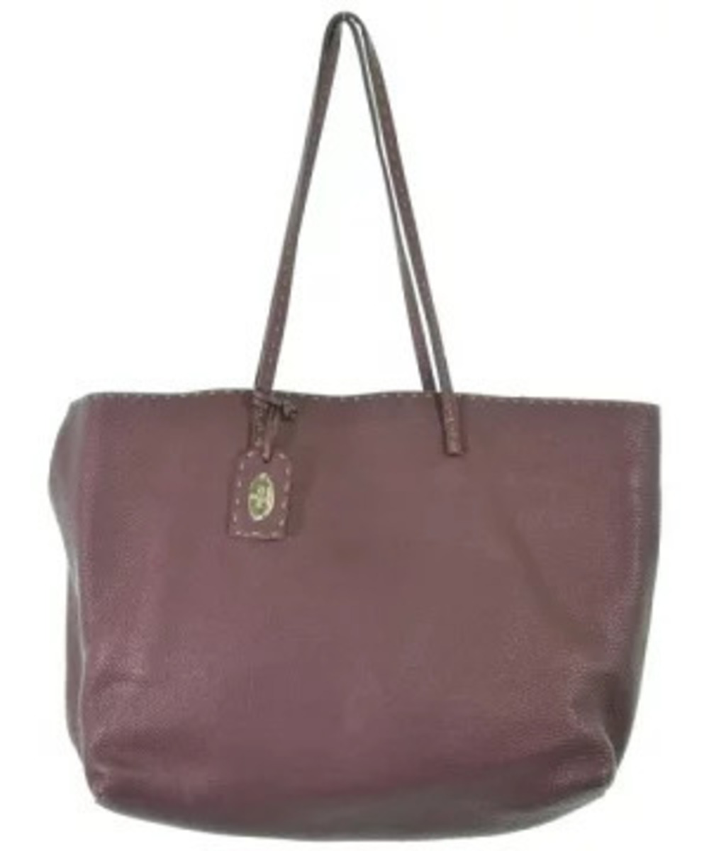 Fendi Selleria tote bag stitched Purple